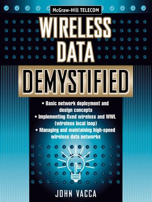 cover image of Wireless Data Demystified